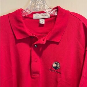 Pebble Beach Red Polo Shirt Vibrant Classic Design